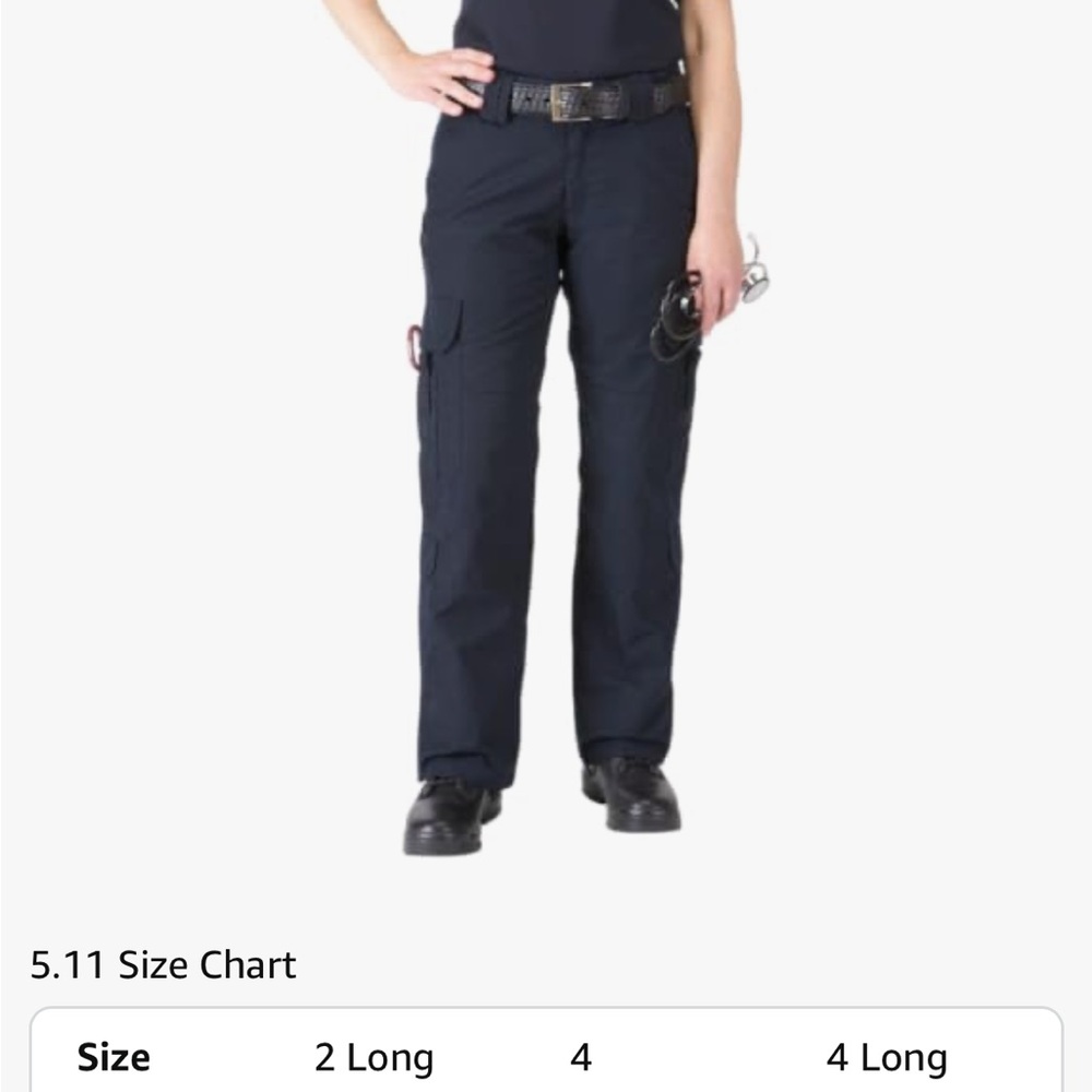 5.11 Tactical Women's Dark Navy Cargo Pants (Size 4)
